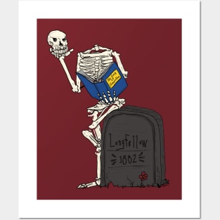 Longfellow Skeleton Posters and Art